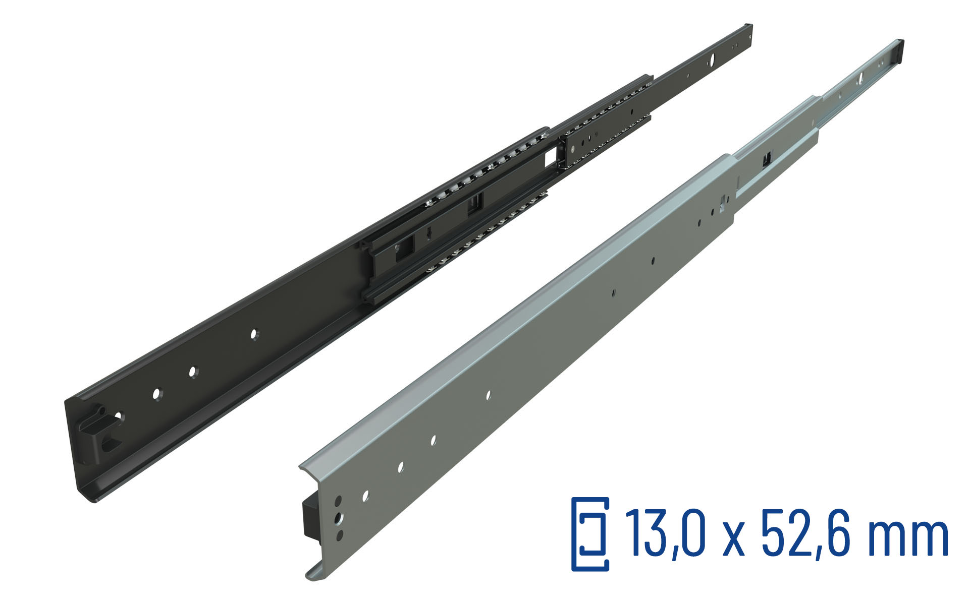 Telescopic slide over extension Series 036 | Hold-in/Hold-out | Schock telescopic slides