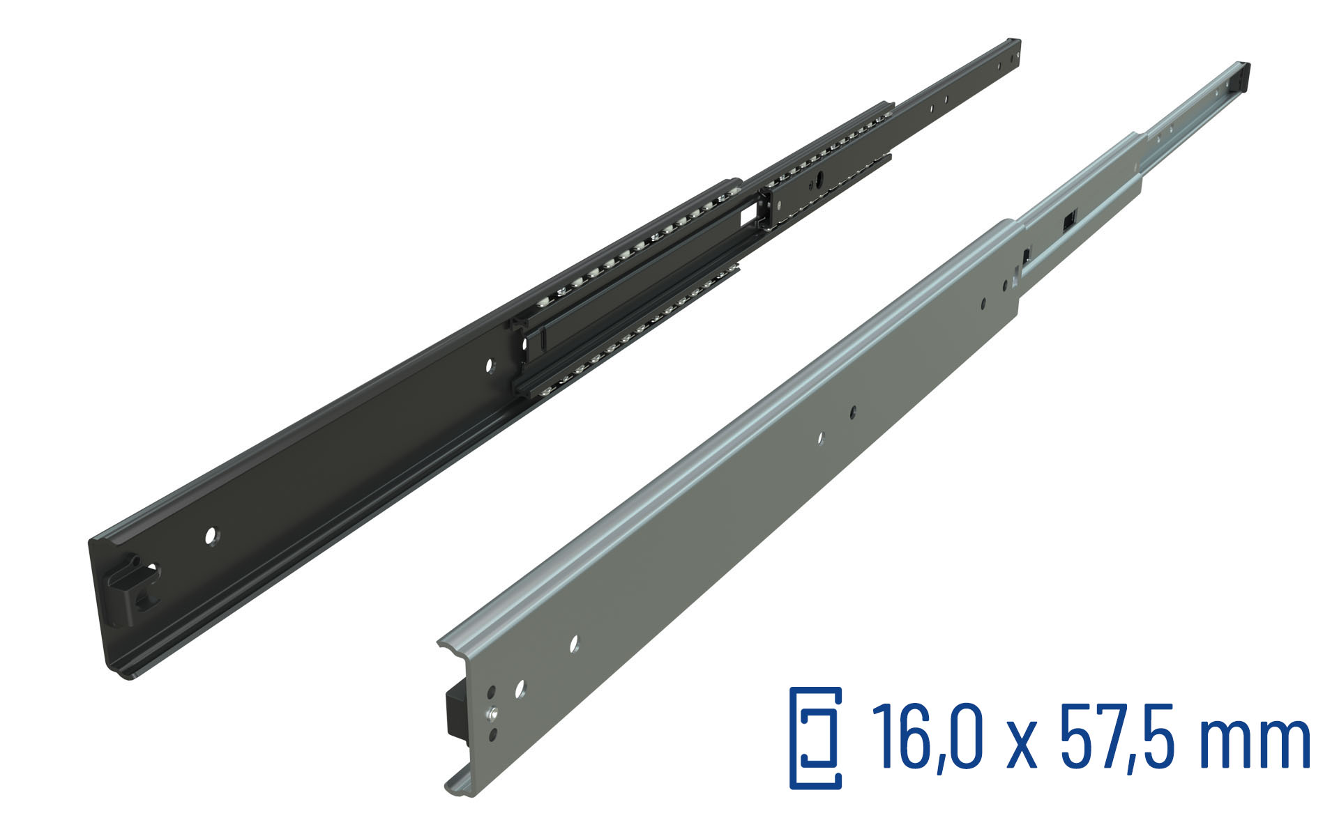 Telescopic slide over extension Series 037 | Hold-in/Hold-out | Schock telescopic slides
