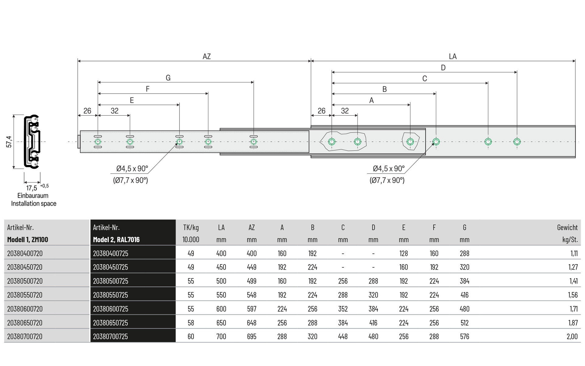 Telescopic slide over extension Series 038 | Soft-close/Hold-out | Schock telescopic slides - Image 2