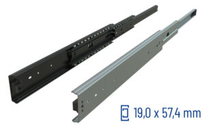 Telescopic slide over extension Series 039 | Hold-in/Hold-out | Schock telescopic slides