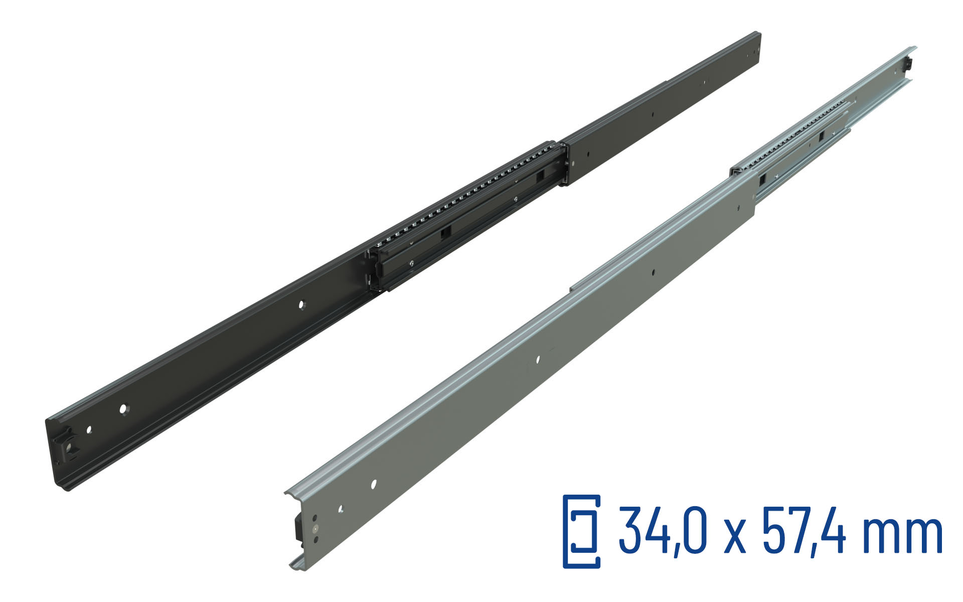 Telescopic slide over extension Series 048 | Hold-in | Schock telescopic slides