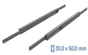 Telescopic slide full extension ADTSB-50 | up to 180 kg | Schock telescopic slides