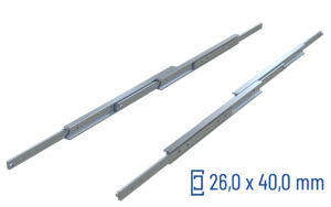 Telescopic Slide over extension DDTS-45 | up to 80 kg | Schock telescopic slides