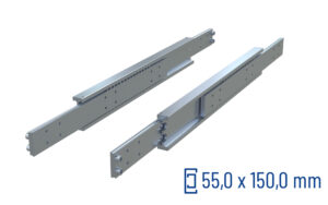 Telescopic full extension DTS-150 | up to 2410 kg | Schock telescopic slides