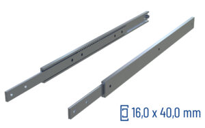 Telescopic slide partial extension SOWS-40 | up to 280 kg | Schock telescopic slides